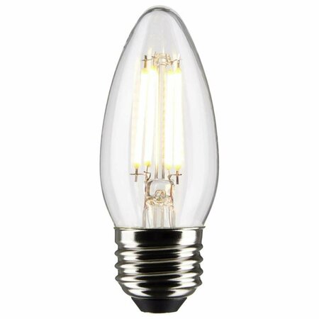 SUPERSHINE B11 E26 Medium Filament Warm White 60W Equivalence LED Bulb 2PK SU2742897
